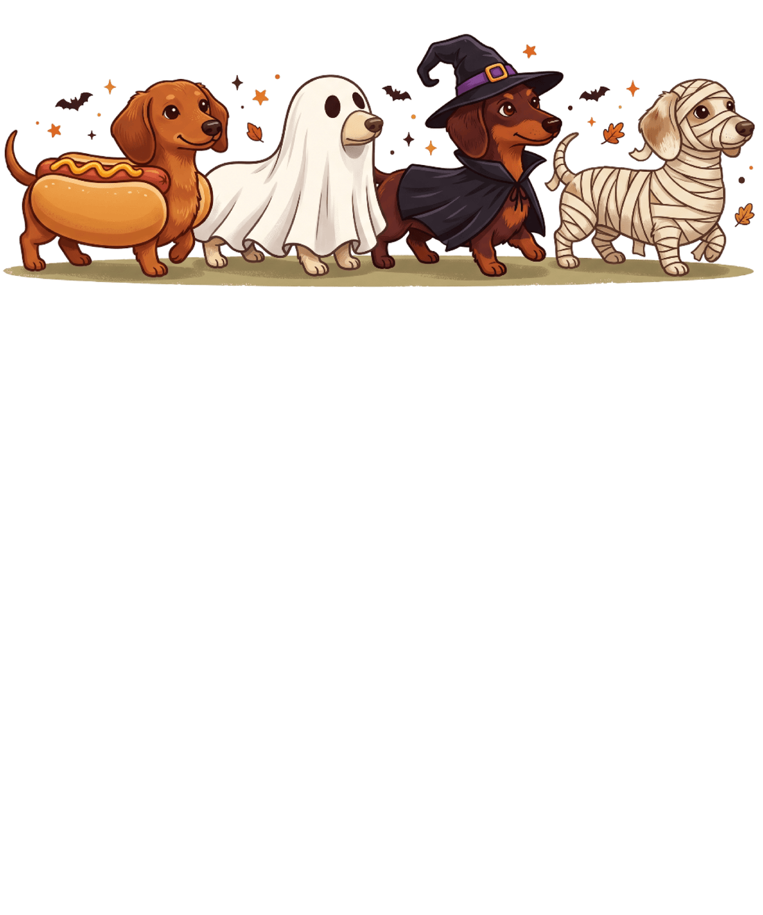 Halloween Wiener Dogs Costume Parade