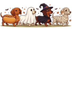 Halloween Wiener Dogs Costume Parade