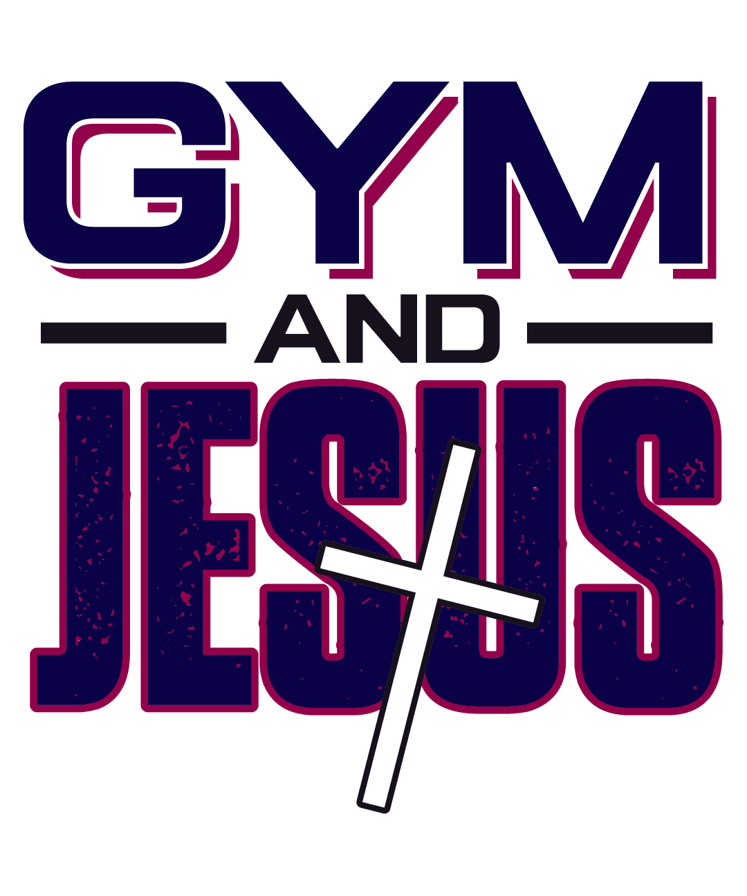 Gym And Jesus Faith Design