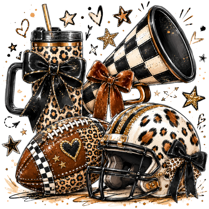 Glam Football Game Day Design