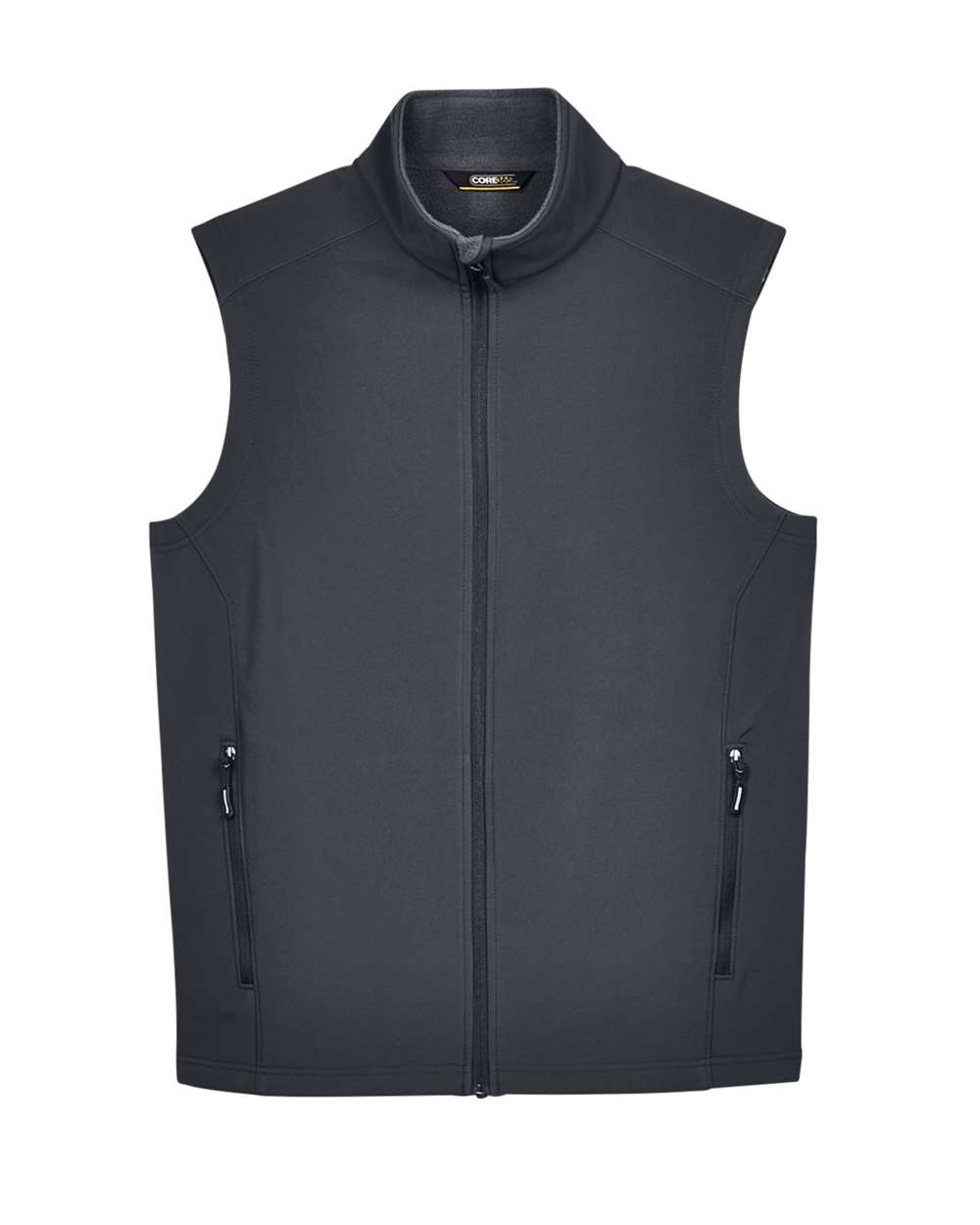 CORE365 CE701 Men's Cruise Two-Layer Fleece Bonded Soft Shell Vest Carbon