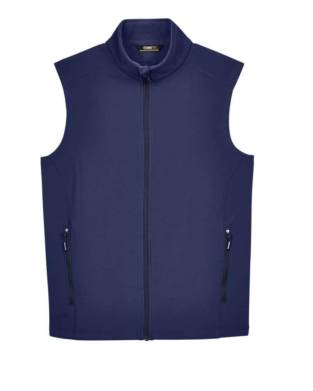 CORE365 CE701 Men's Cruise Two-Layer Fleece Bonded Soft Shell Vest Classic Navy