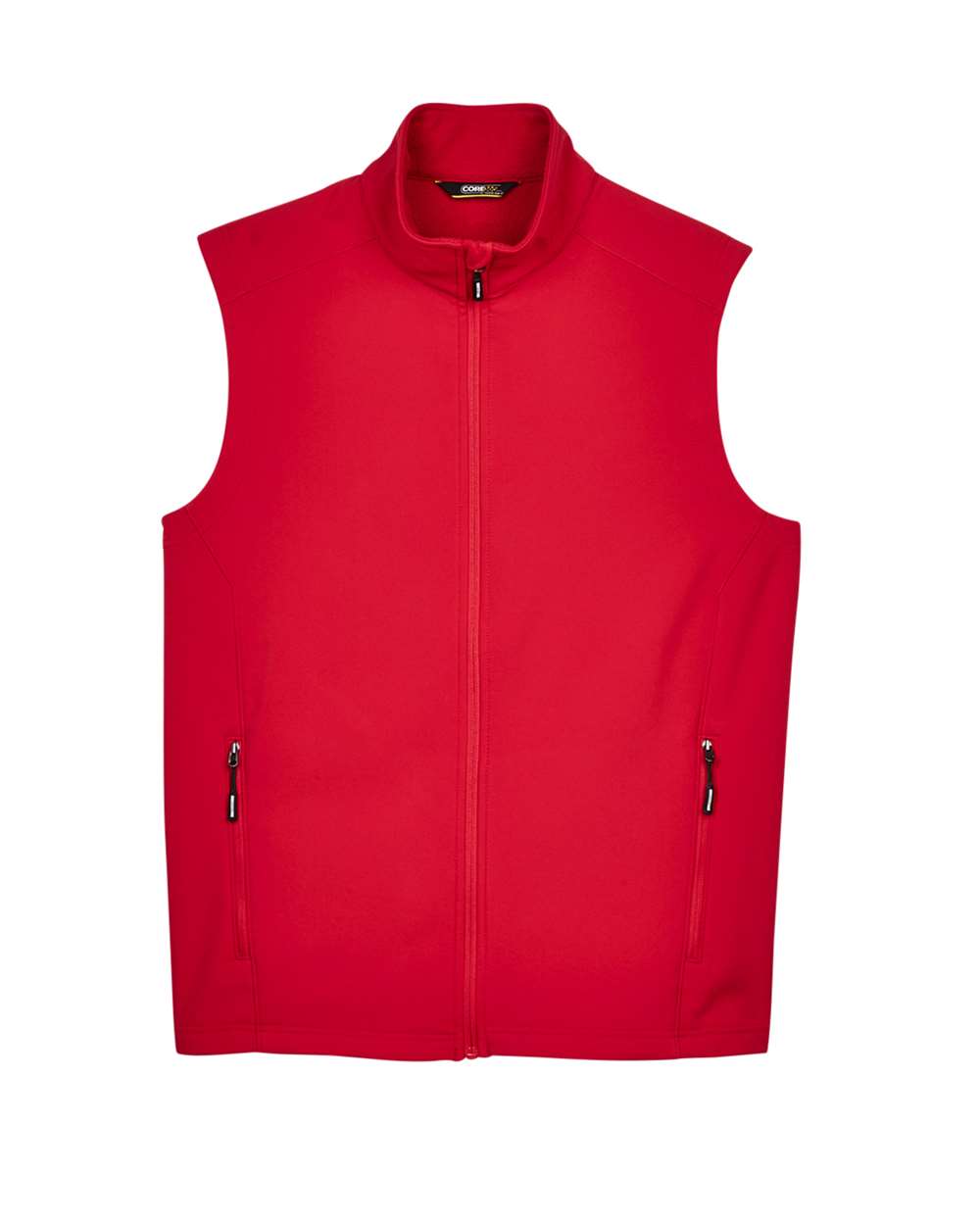 CORE365 CE701 Men's Cruise Two-Layer Fleece Bonded Soft Shell Vest Classic Red