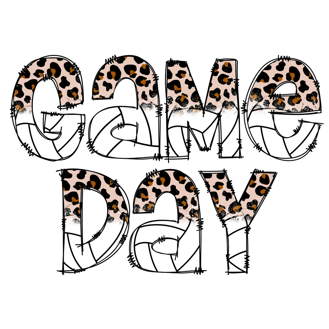 Game Day Leopard Print Design