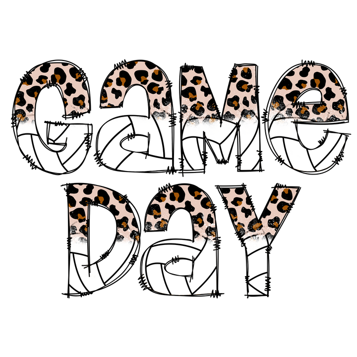 Game Day Leopard Print Design