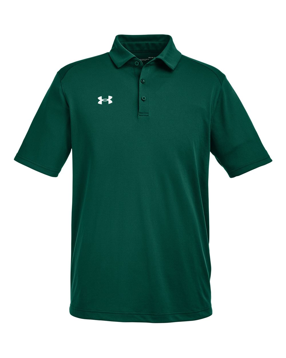 Under Armour 1370399 Men's Tech™ Polo Forest Green/ White