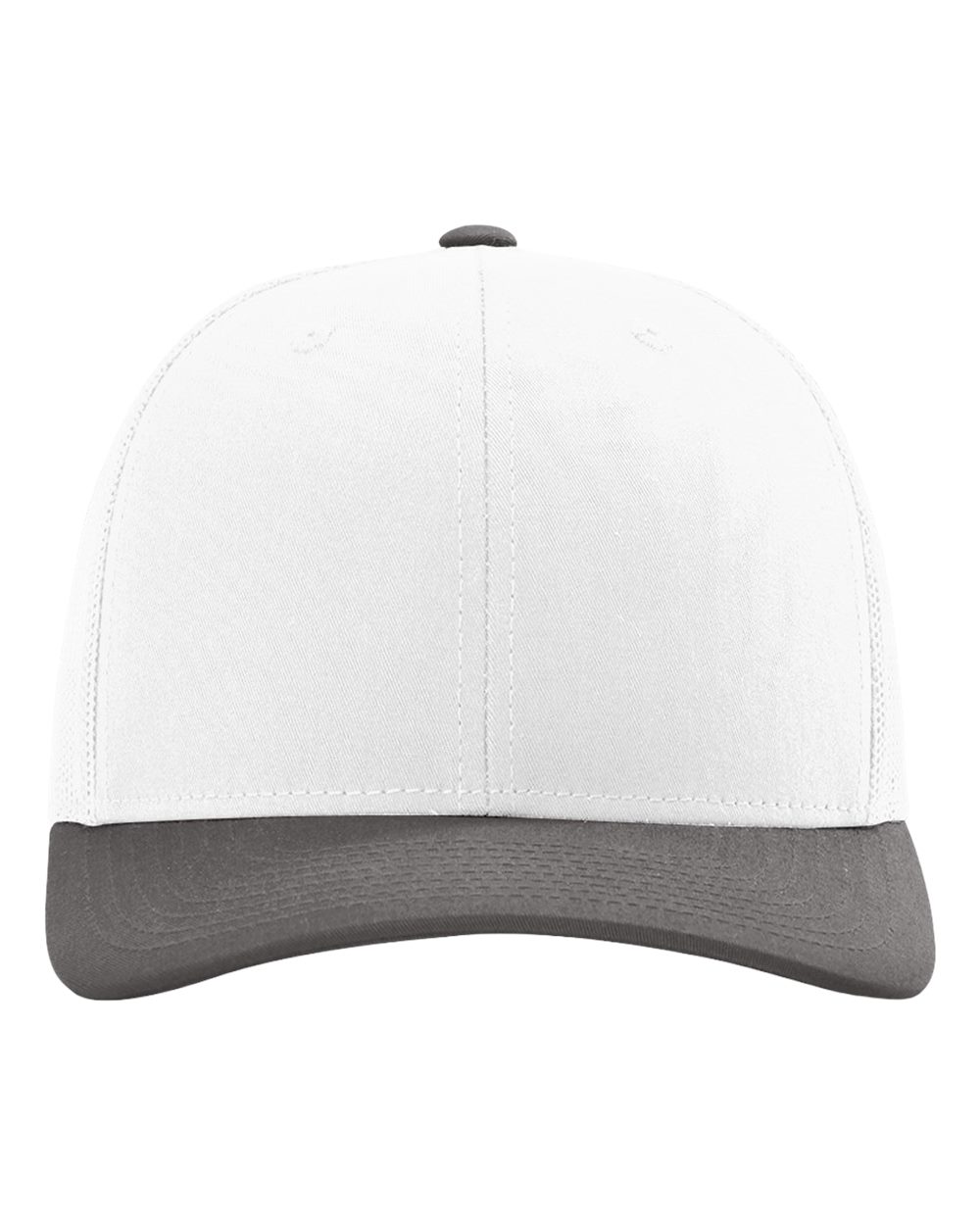 Richardson 112 Snapback Trucker Cap White/ Charcoal CMB