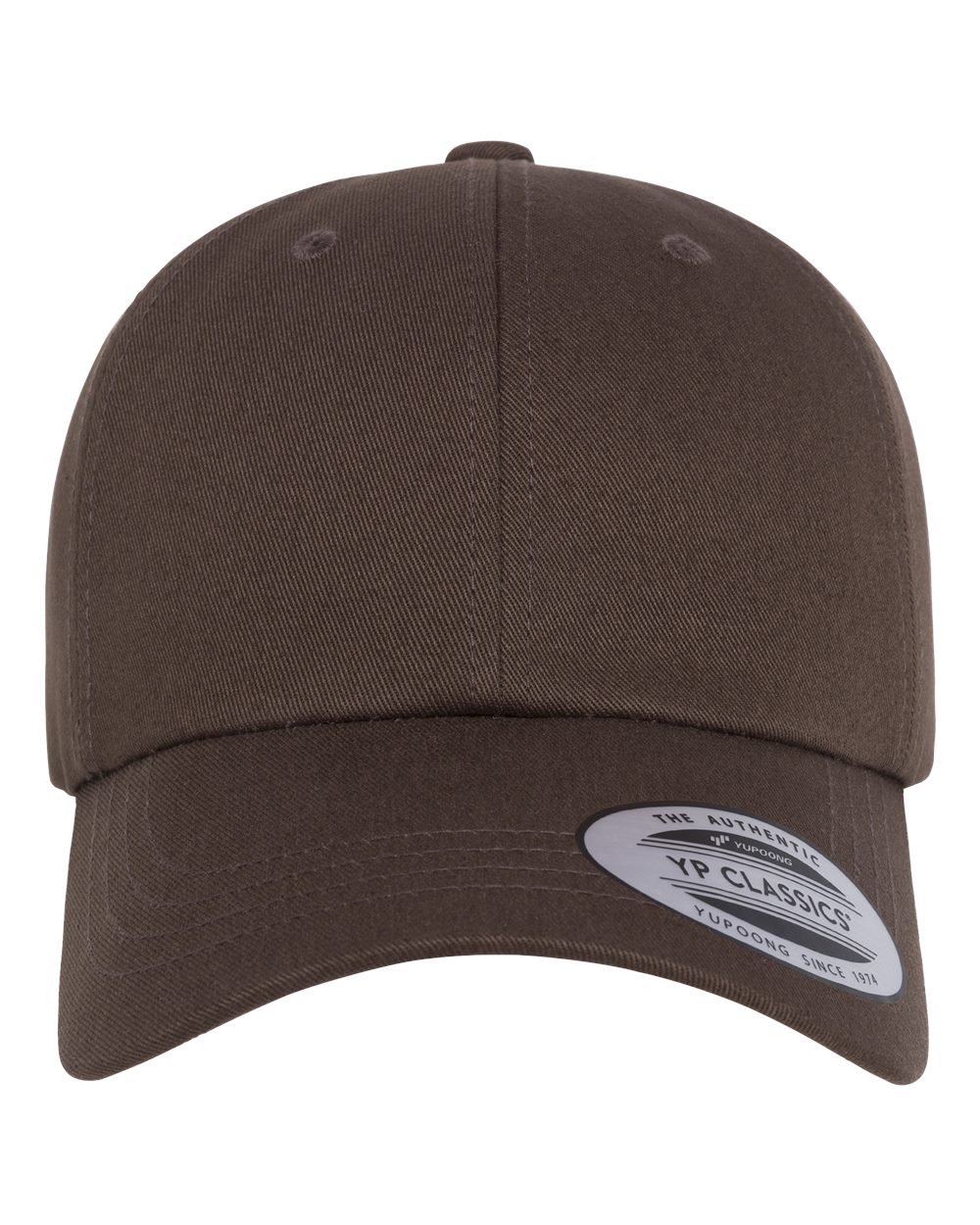 YP Classics 6245CM Classic Dad Hat Brown