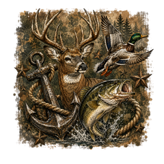 Outdoor Adventure Wildlife Art Design