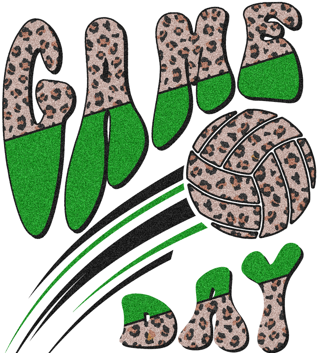 Leopard Print Cactus Bundle Design