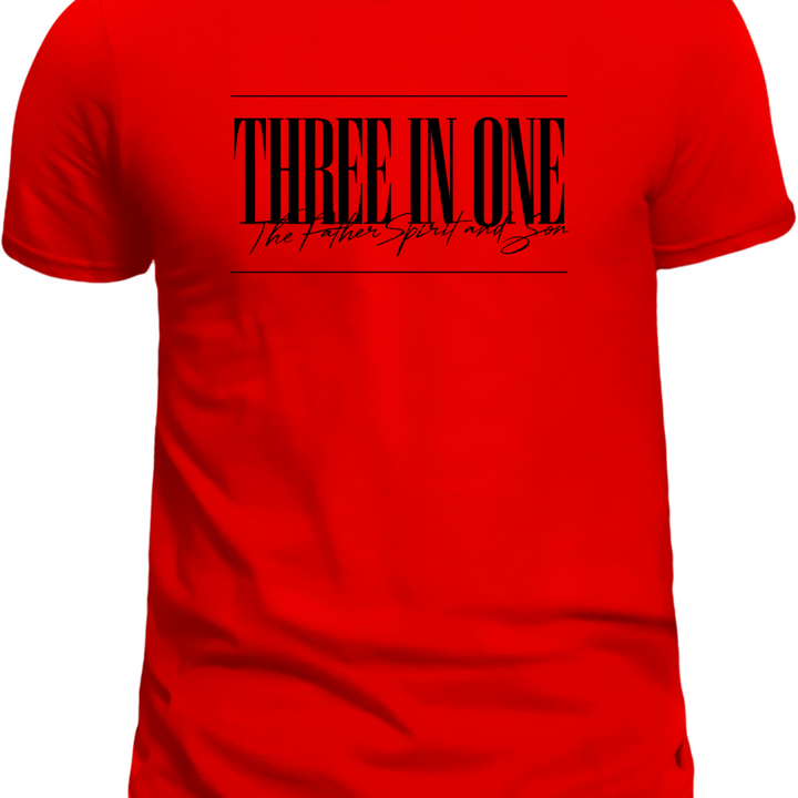 Three in One Faith Typography Design
