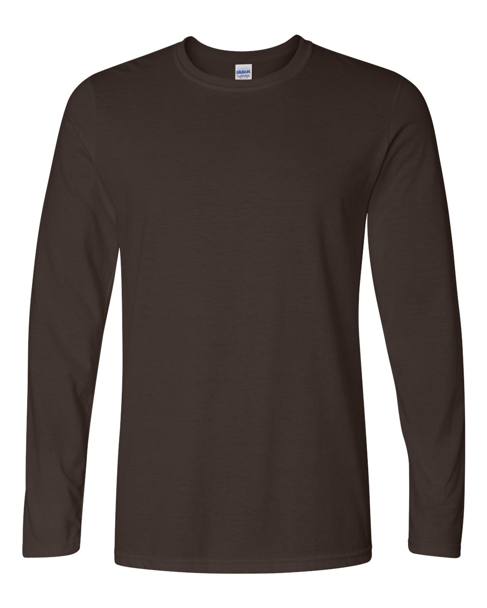 Gildan 64400 Softstyle Long Sleeve Dark Chocolate