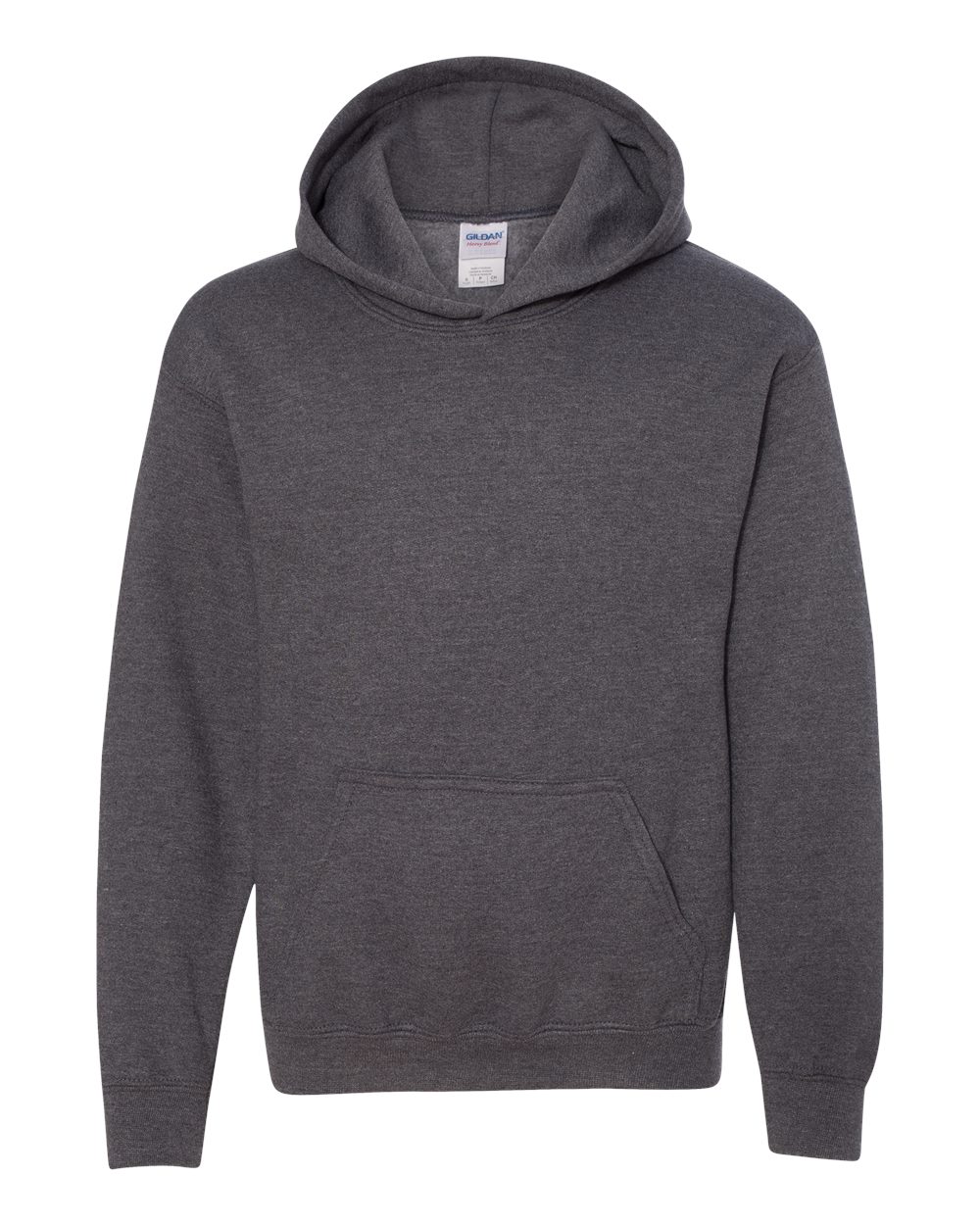 Gildan 18500B Youth Heavy Blend Hoodie Dark Heather