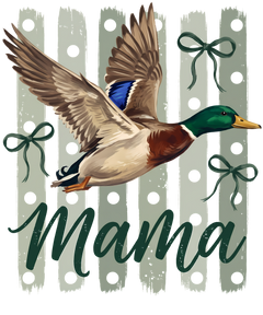 Mama Duck Wildlife DTF Transfer