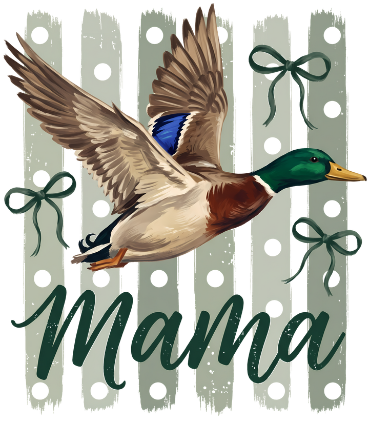 Mama Duck Wildlife Art Transfer