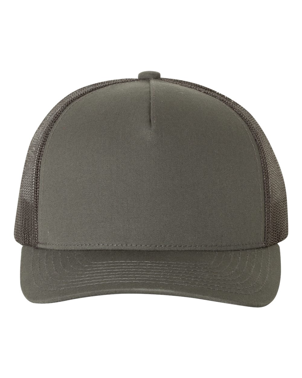 YP Classics 6506 Five-Panel Retro Trucker Cap Charcoal