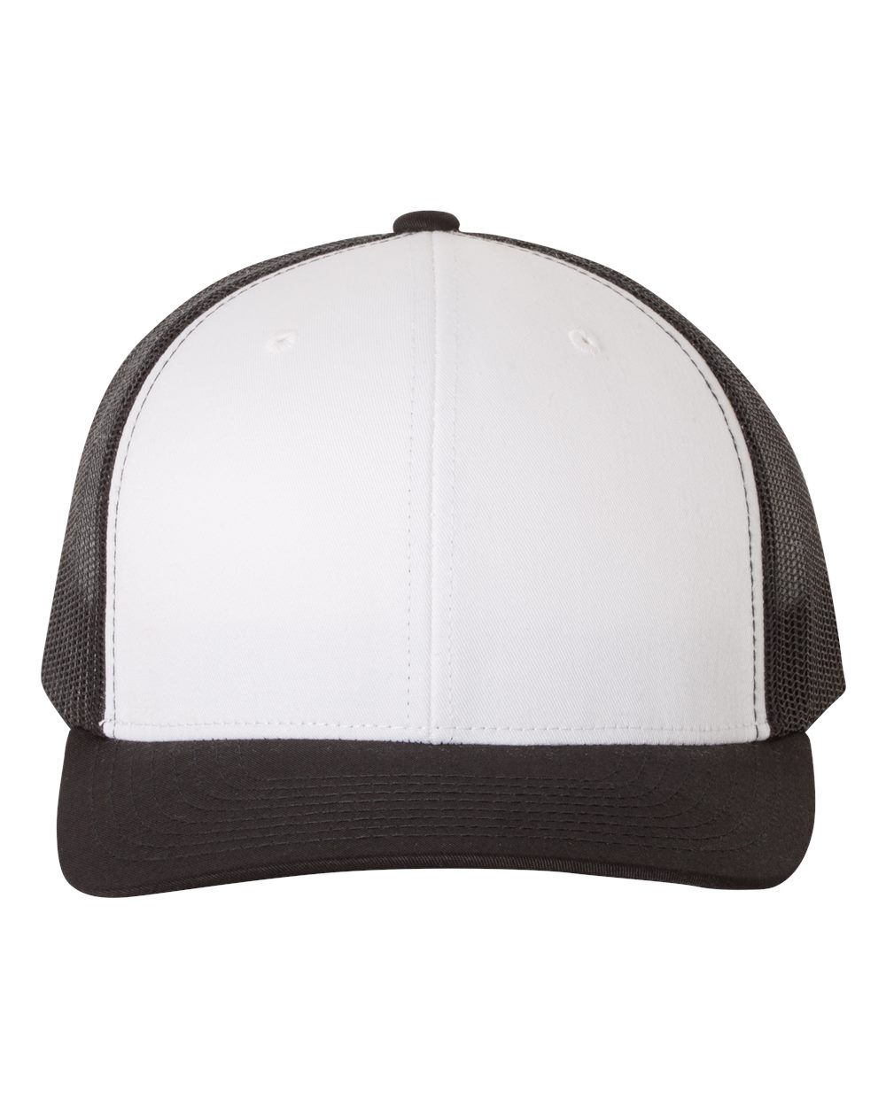 YP Classics 6606 Retro Trucker Cap Black/ White/ Black