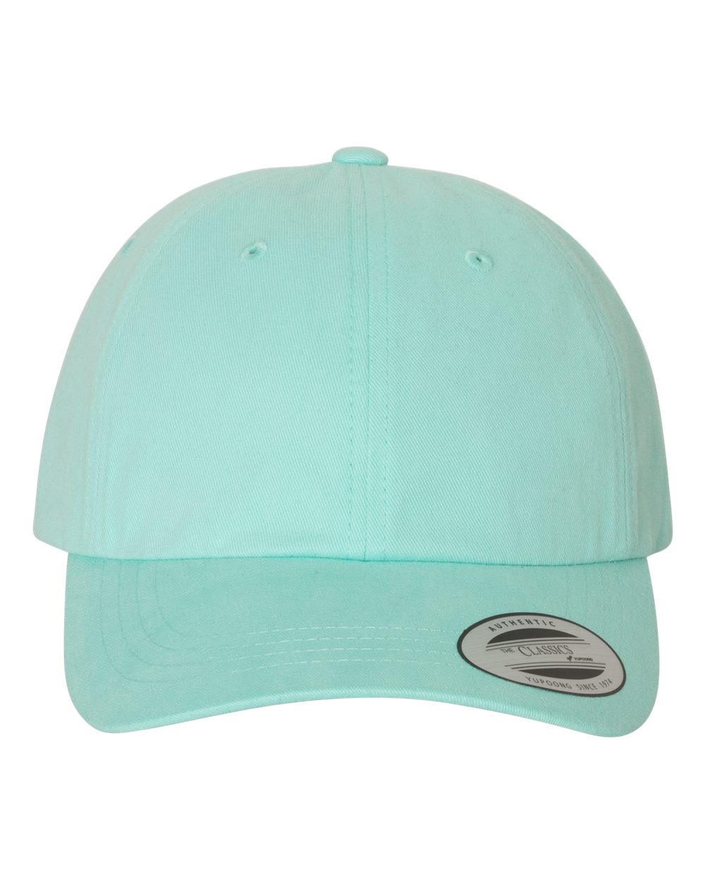 YP Classics 6245PT Peached Cotton Twill Dad Hat Diamond Blue