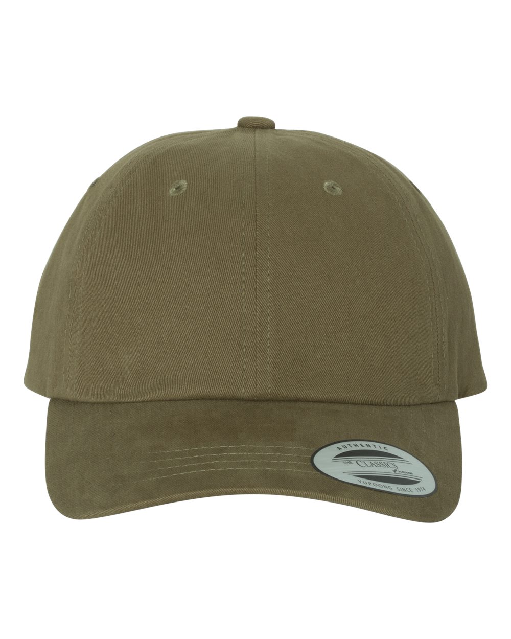 YP Classics 6245PT Peached Cotton Twill Dad Hat Loden