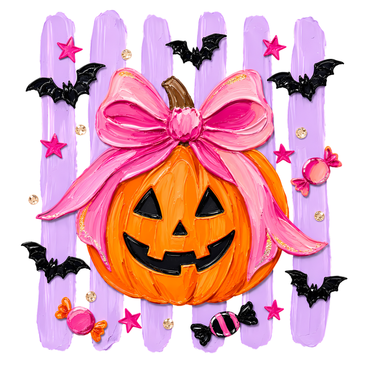 Glam Halloween Pumpkin Design
