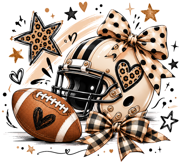 Glam Football Helmet Design