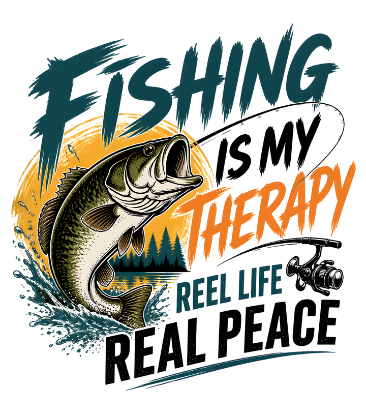 Fishing Is My Therapy Design