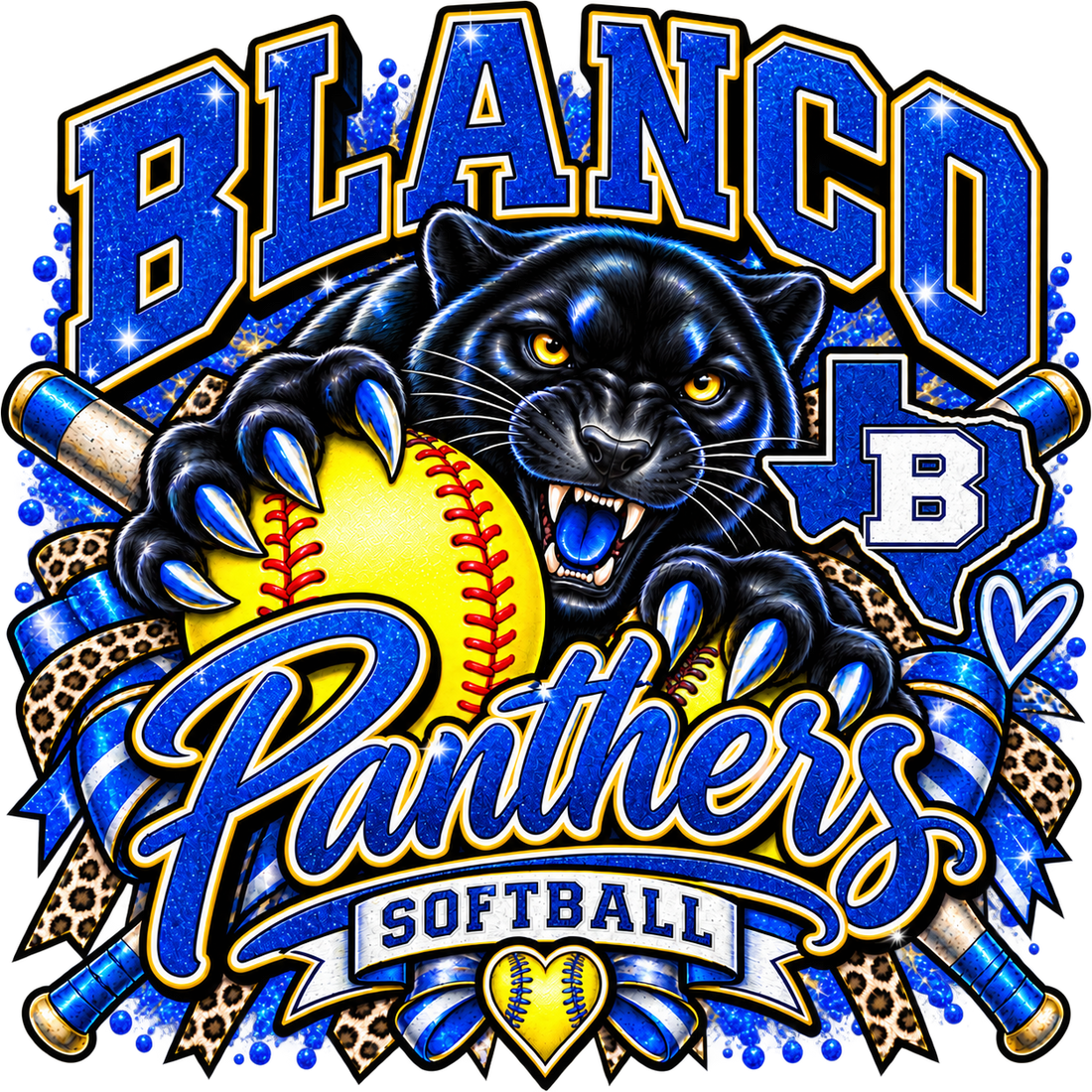 Blanco Panthers school spirit shirt design