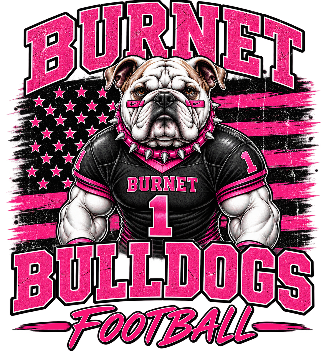 Burnet Bulldogs Football DTF Transfer
