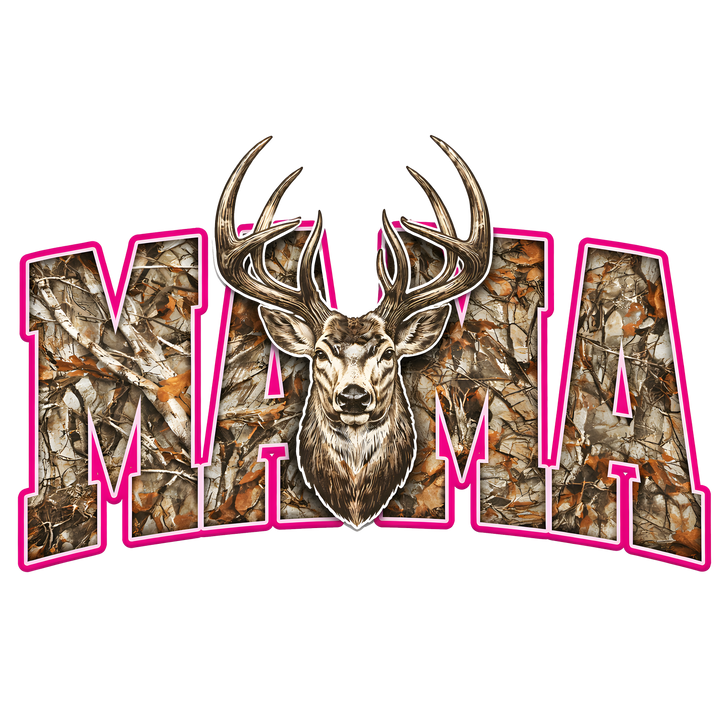 Camo Deer MMA Hunting Transfer