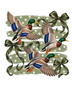 Flying Ducks Holiday DTF Transfer