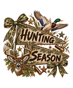 Hunting Season Wildlife Design DTF Transfer