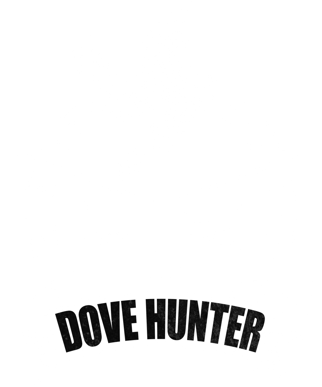 Dove Hunter Curved Text Design