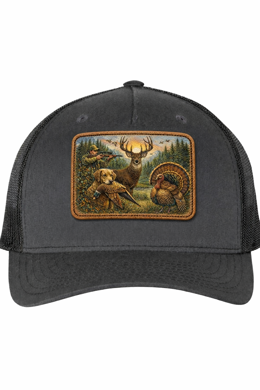 Hunting Scene Wildlife Trucker Hat