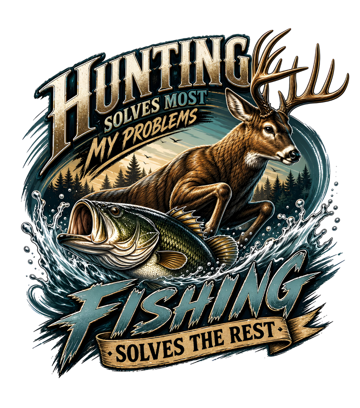 Hunting Fishing Adventure Design