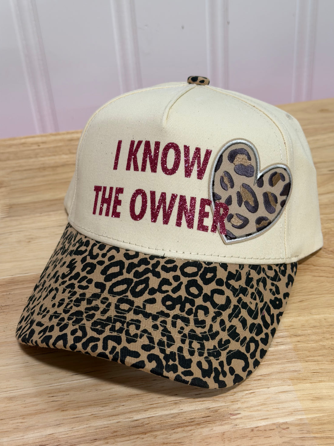 I Know The Owner Leopard Cap