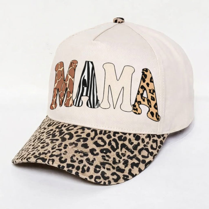 Mama Leopard Print Baseball Cap