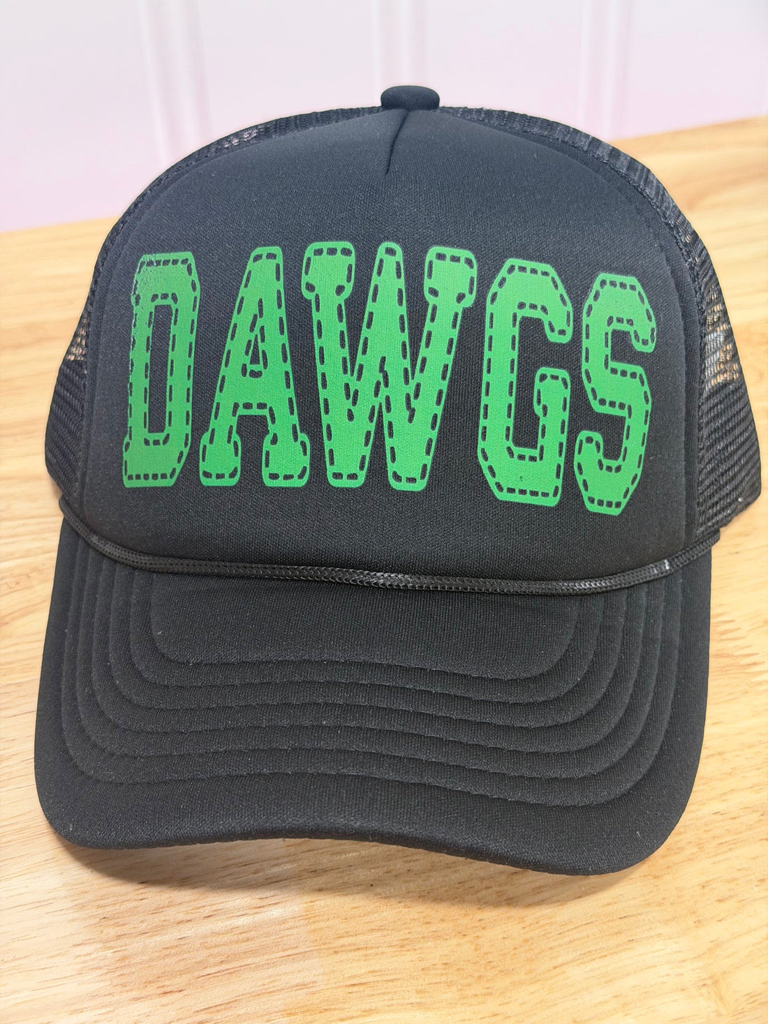Neon Green DAWGS Trucker Cap