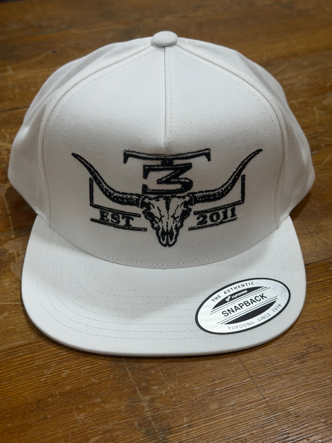Longhorn EST 2011 White Snapback Cap