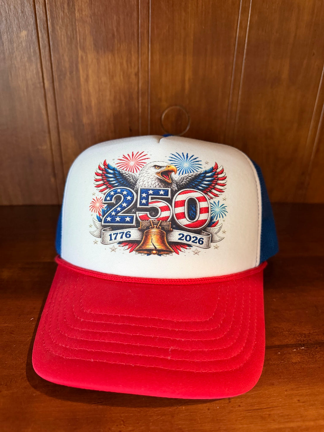 2250 Bicentennial Patriotic Trucker Hat Cap