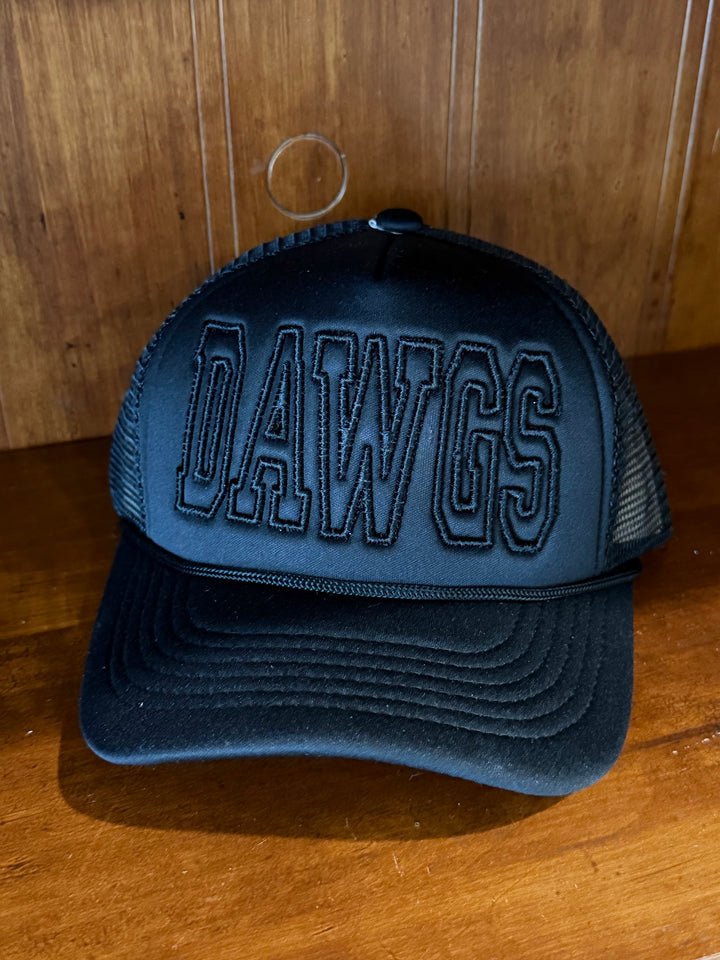 Black DAWGS Trucker Cap