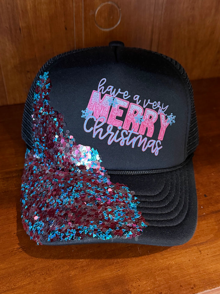 Very Merry Christmas Trucker Cap