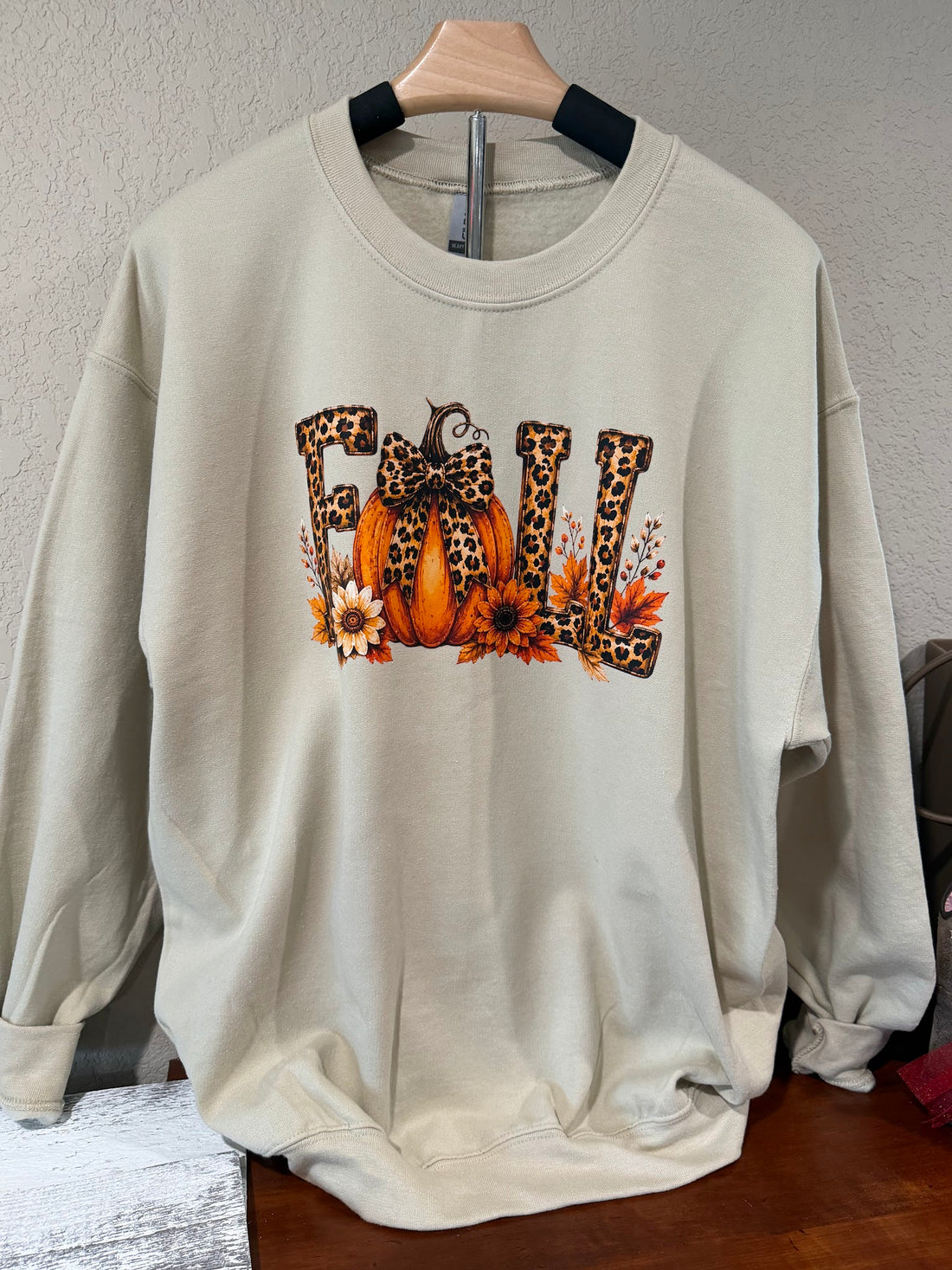 Fall Leopard Pumpkin Sweatshirt