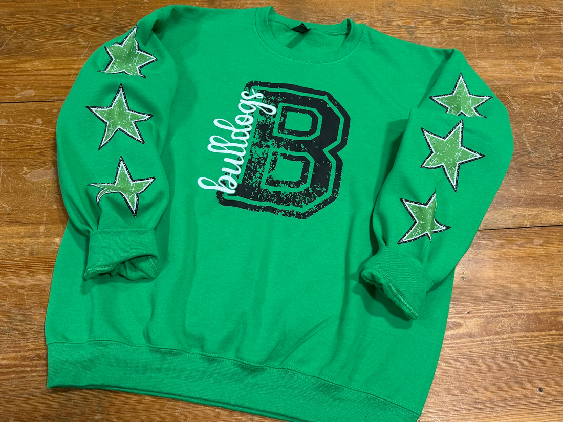 Bulldogs B Star sleeves Sweatshirt