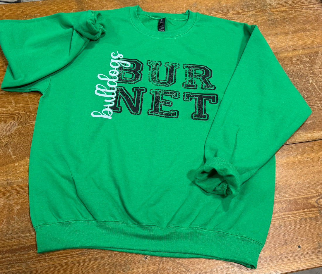 BUR NET  Green Sweatshirt