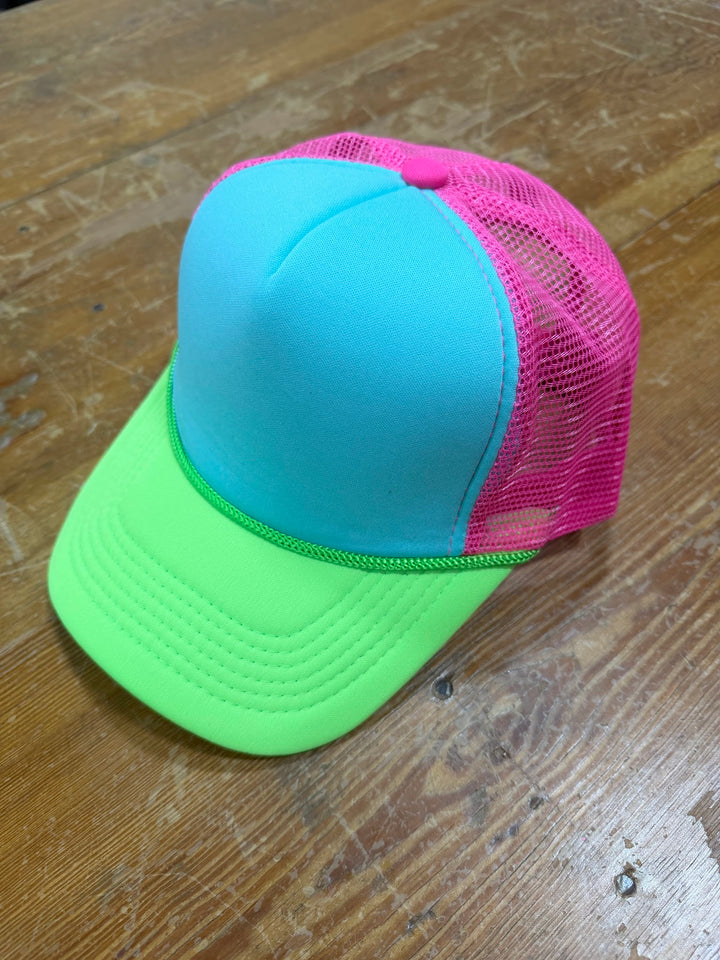 Neon Color Trucker Cap Blank