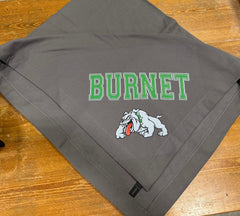 Burnet Fleece Stadium Blanket Charcoal