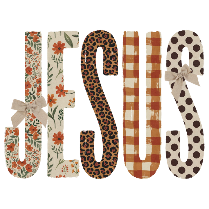 Autumn Harvest Word Art Transfer