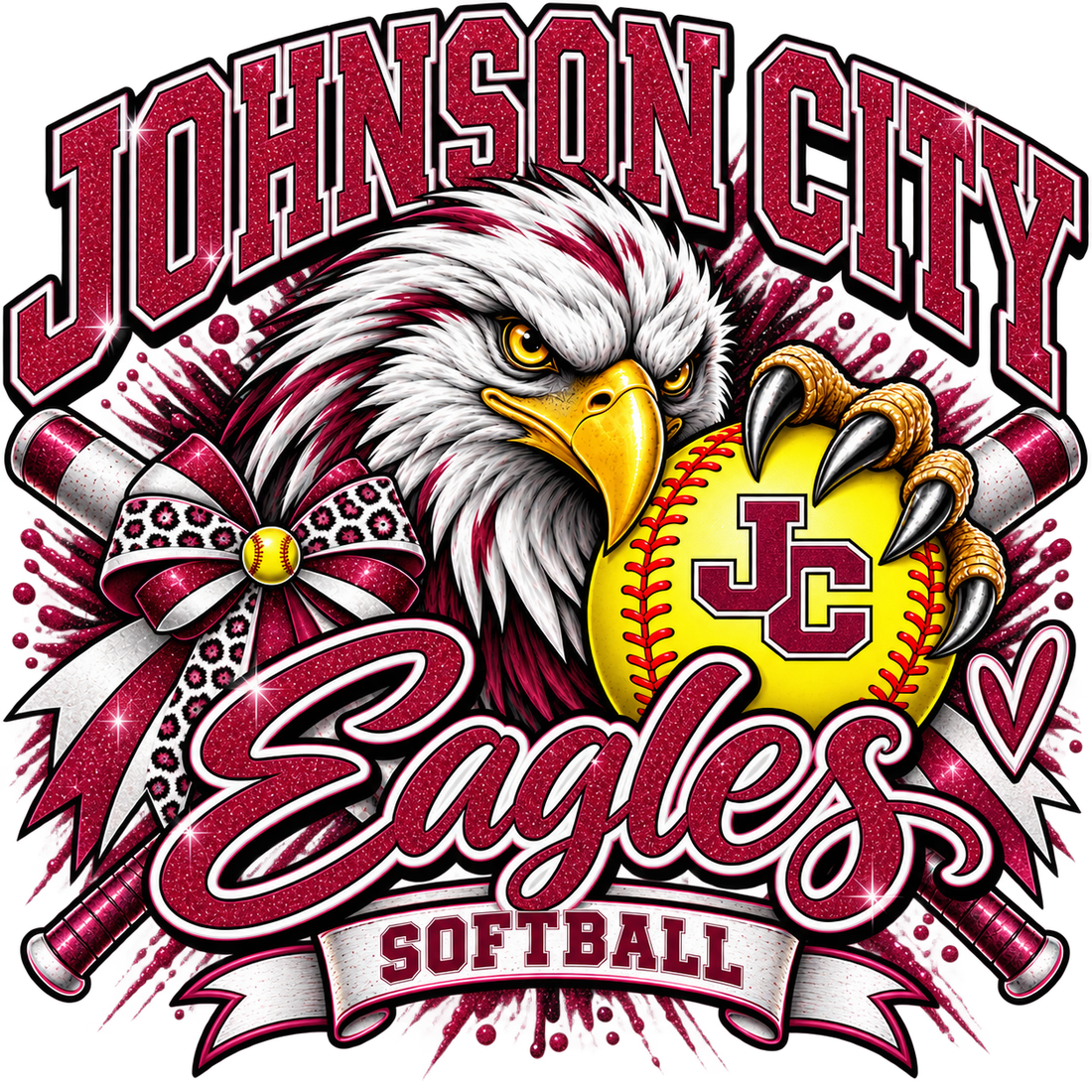 Johnson City Eagles school spirit shirt design
