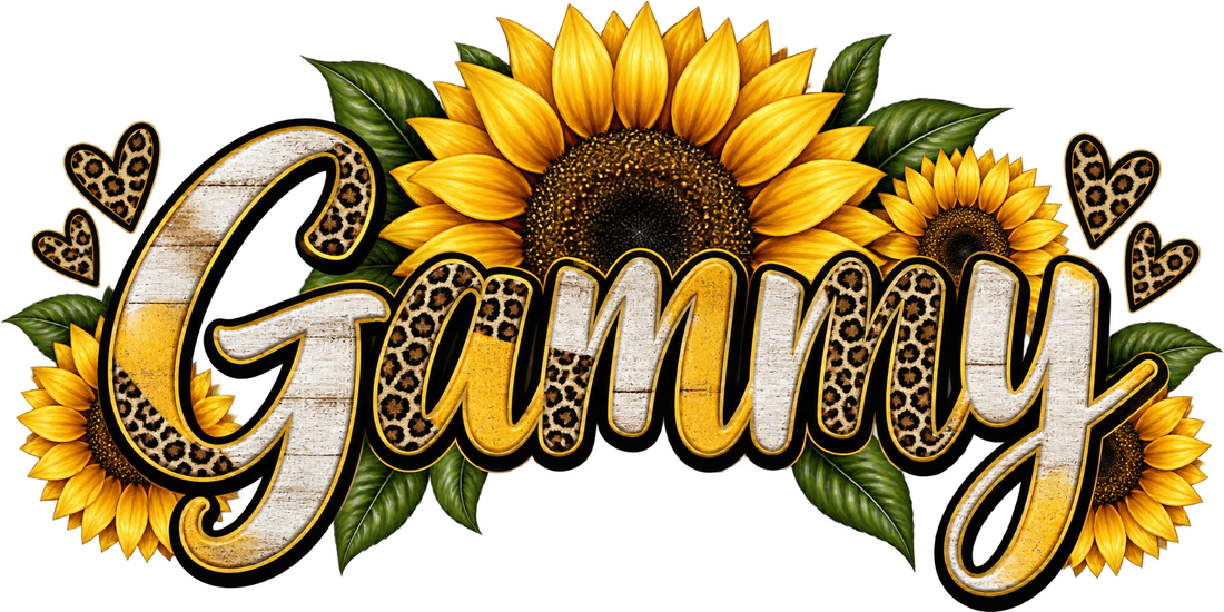 Groovy Sunflower DTF Transfer Design