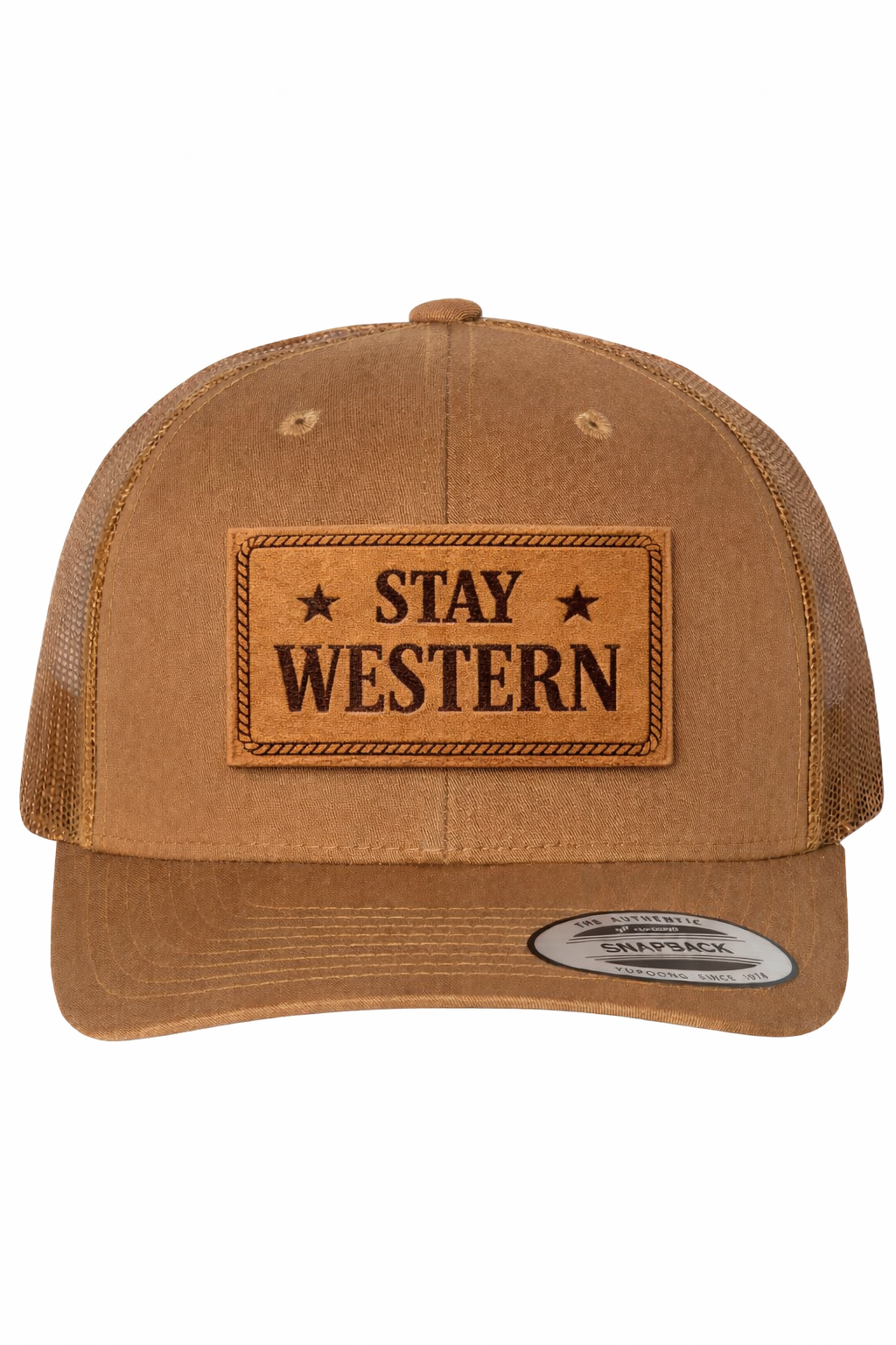 Stay Western Trucker Hat Design